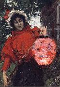 Konstantin Korovin Paper lantern oil painting reproduction